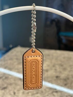 Coach Tan Hangtag 2 inches